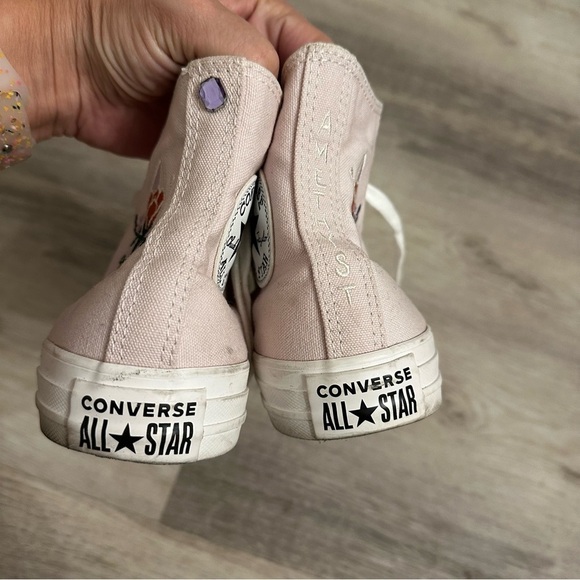 Converse Chuck Taylor All Star High 'Embroidered Crystals’ Amethyst size 7 - Picture 7 of 10